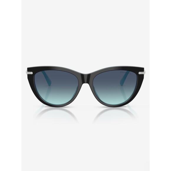 NEW!!! TIFFANY & CO TF4253 80559S Black Cat-Eye Gradient Sunglasses Authentic main image 5